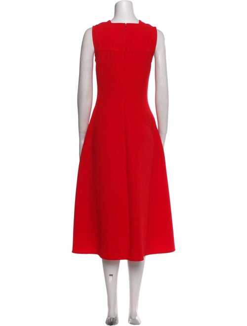 Victoria Beckham Crew Neck Long Dress