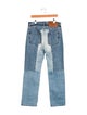 Victoria Beckham Mid-Rise Straight Leg Jeans