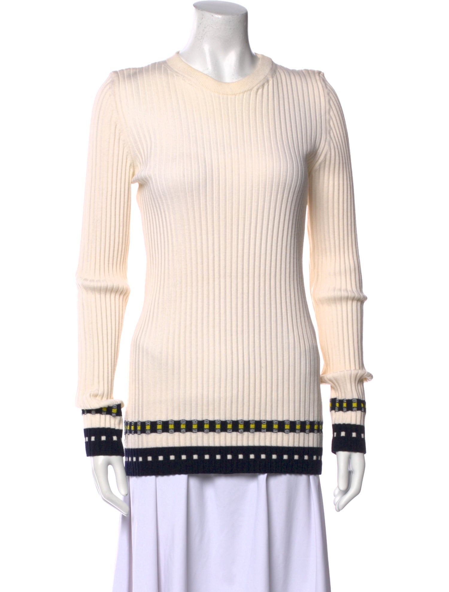Victoria Beckham Wool Striped Sweater