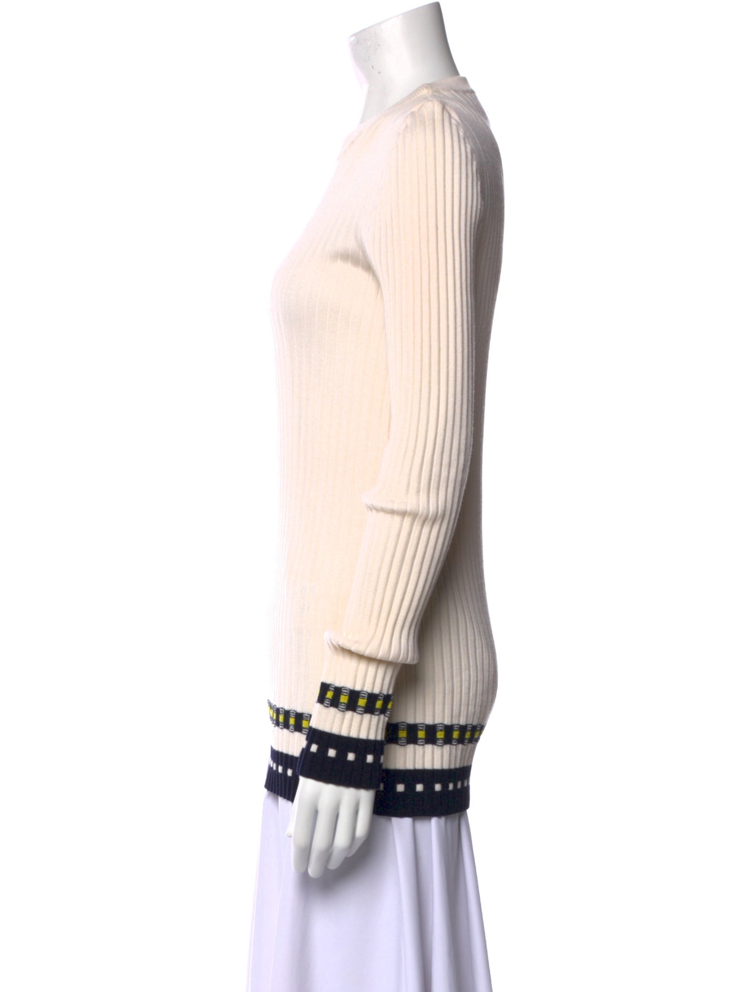 Victoria Beckham Wool Striped Sweater