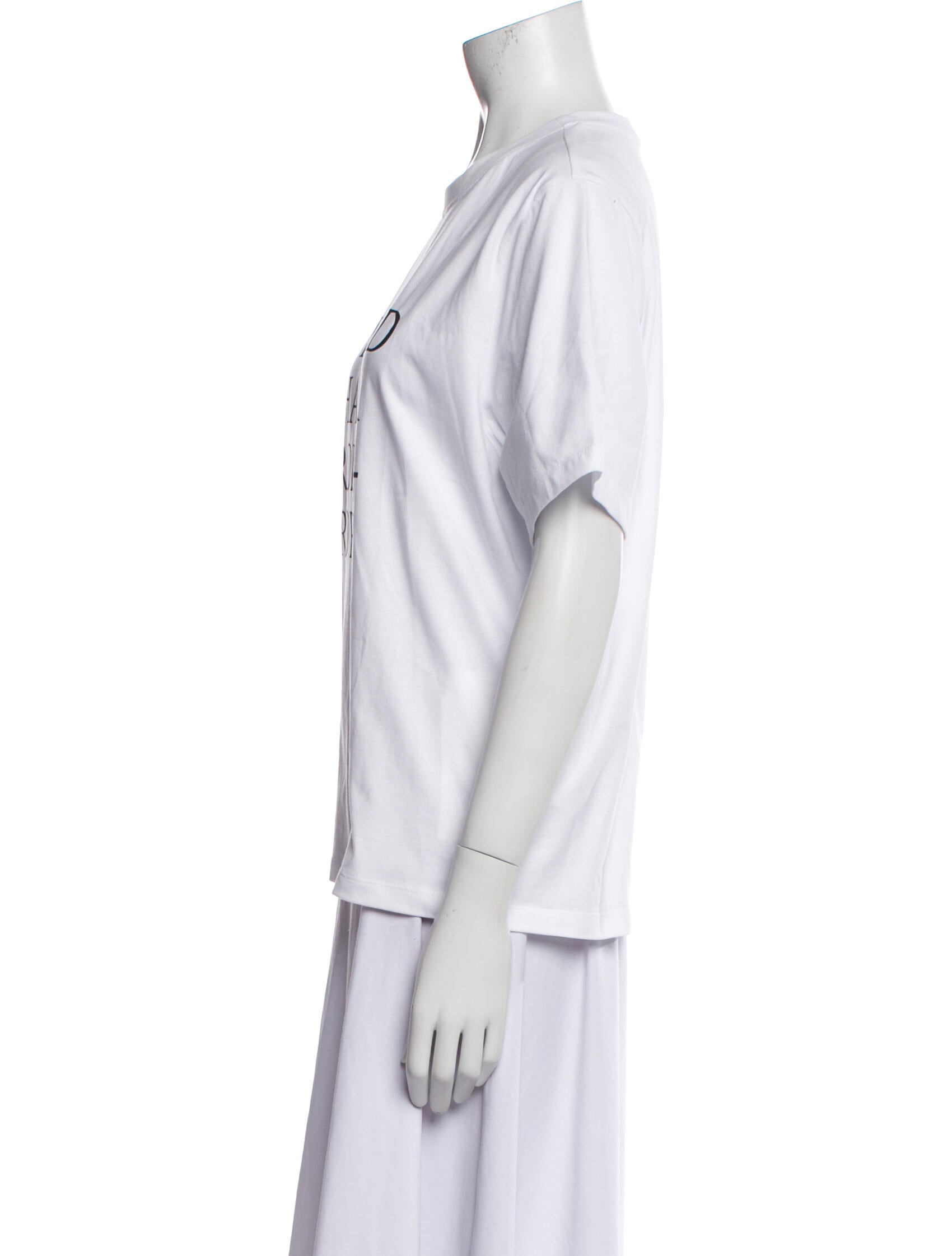 Victoria Beckham Graphic Print Crew Neck T-Shirt