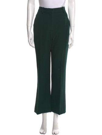 Victoria Beckham Virgin Wool Wide Leg Pants