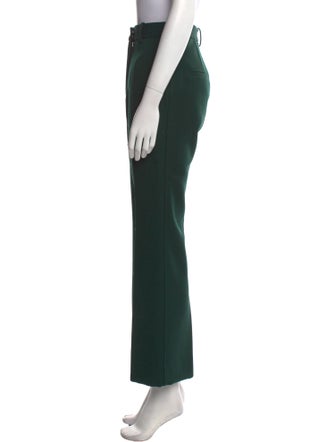 Victoria Beckham Virgin Wool Wide Leg Pants