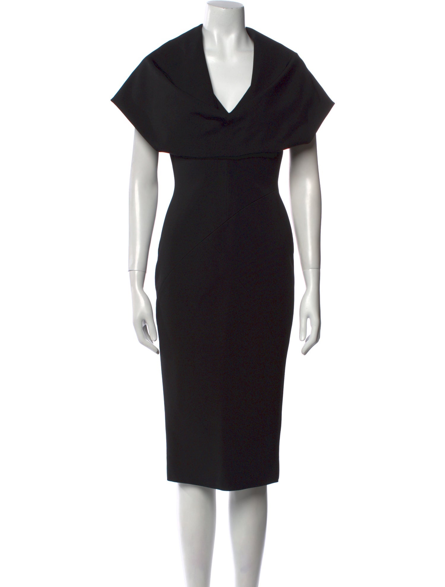 Victoria Beckham V-Neck Long Dress