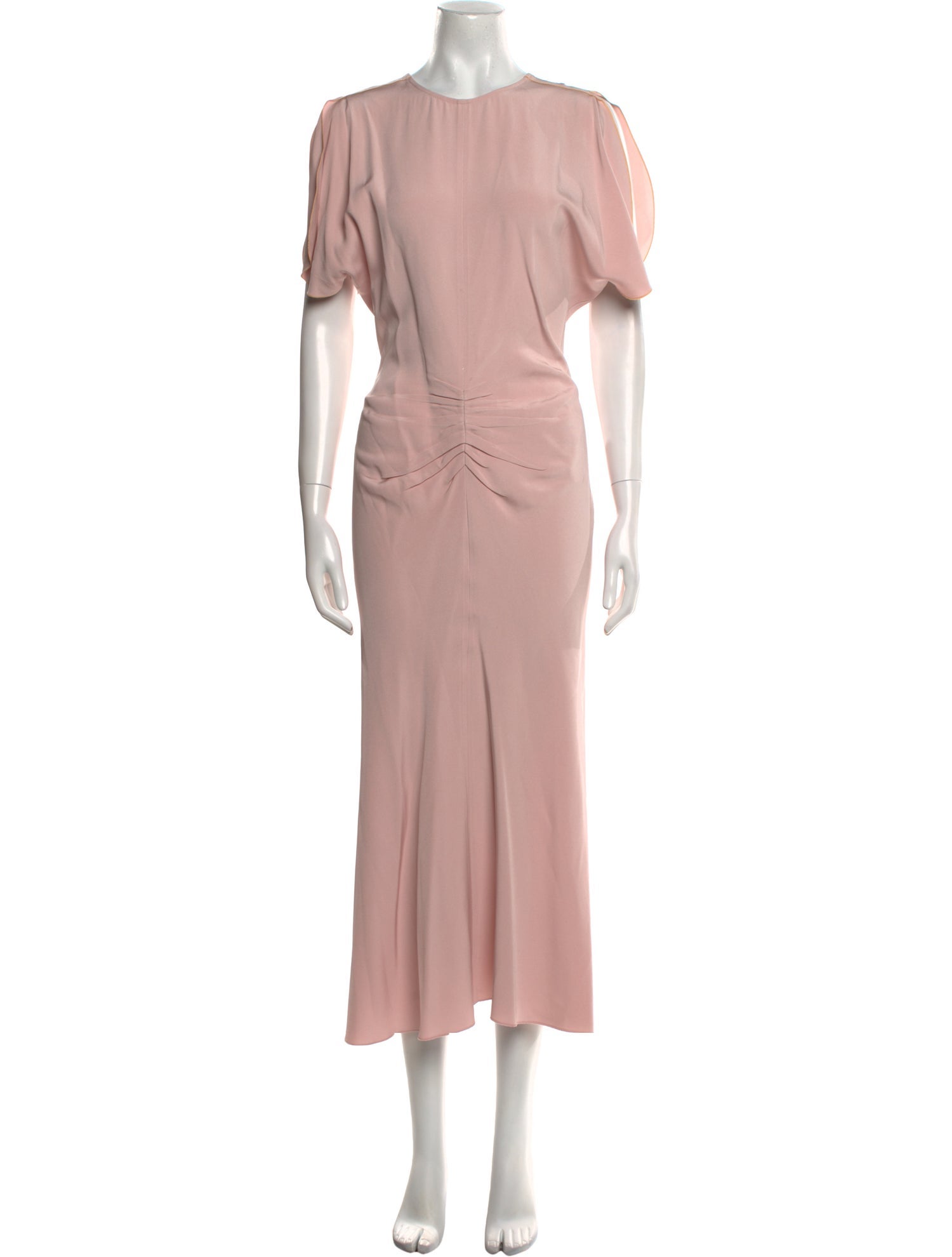 Victoria Beckham Crew Neck Long Dress