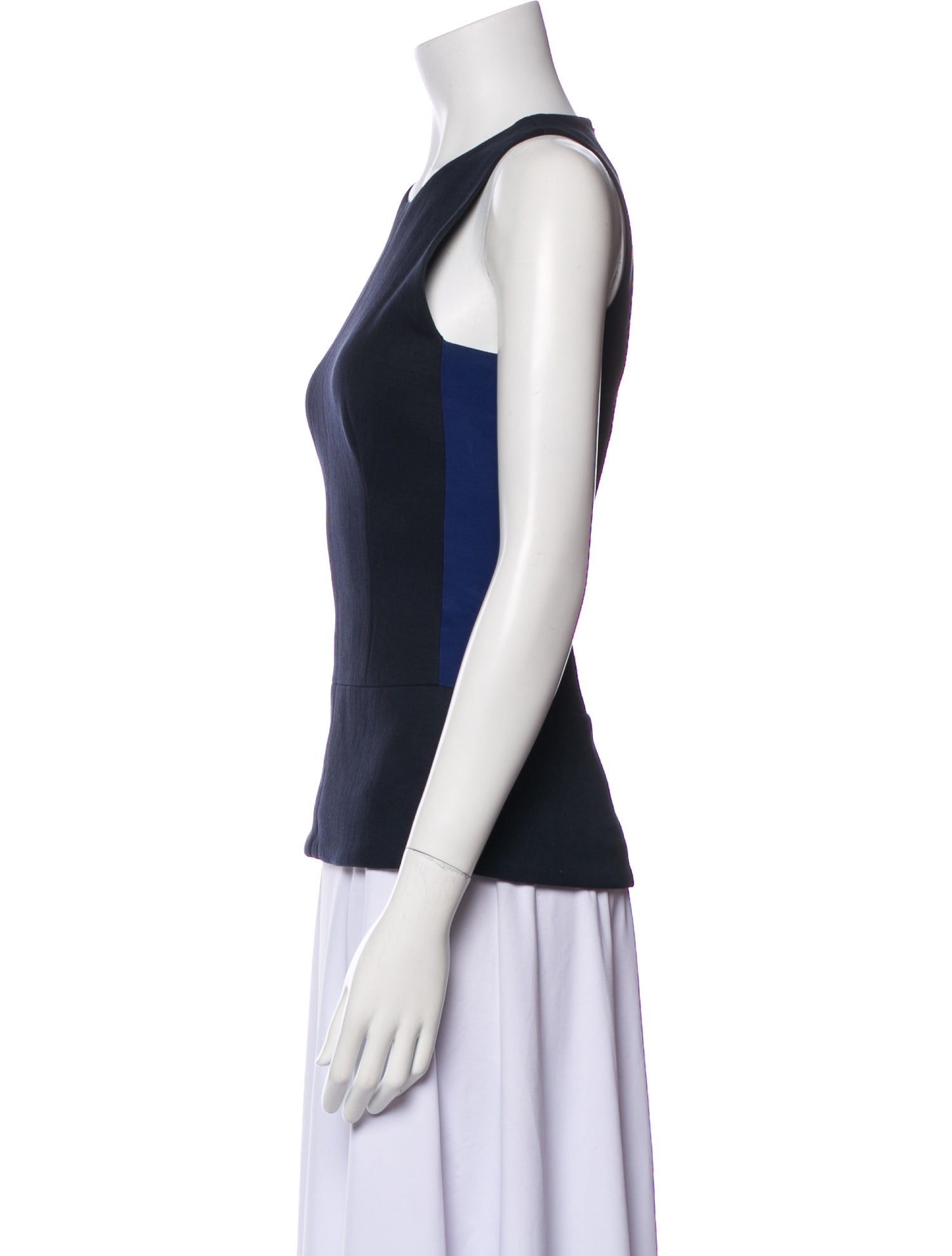 Victoria Beckham Crew Neck Sleeveless Top