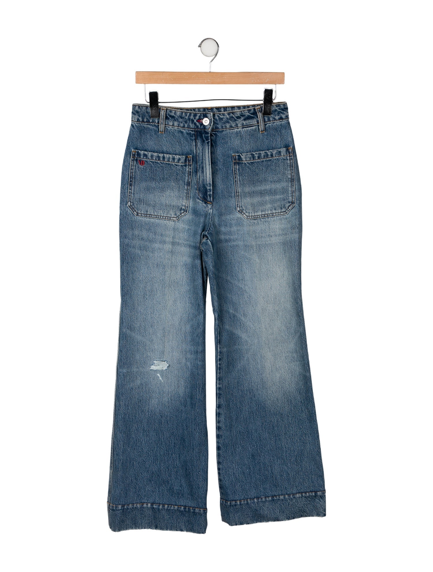 Victoria Beckham High-Rise Wide Leg Jeans