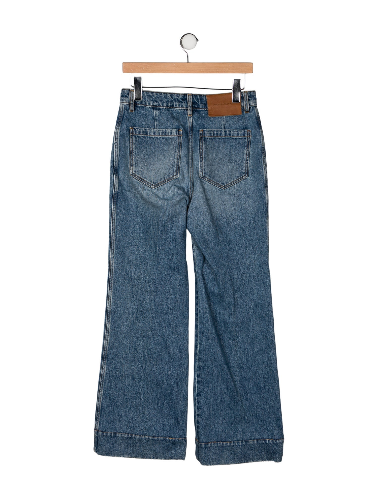 Victoria Beckham High-Rise Wide Leg Jeans