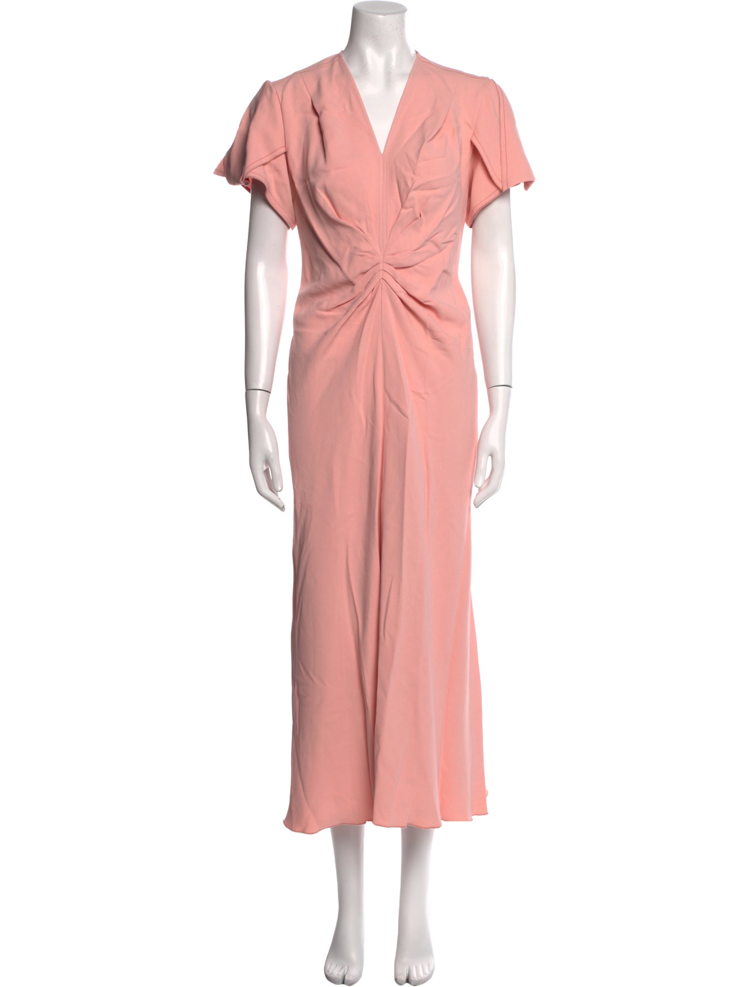 Victoria Beckham V-Neck Long Dress w/ Tags