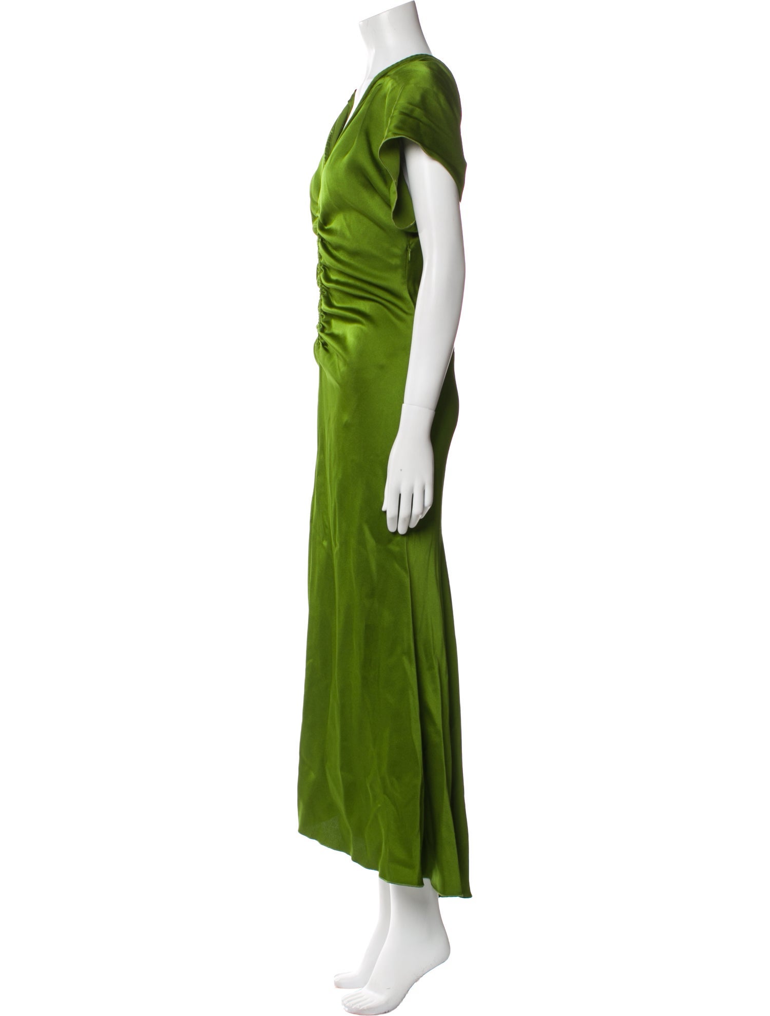 Victoria Beckham V-Neck Long Dress