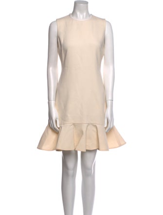 Victoria Beckham Wool Mini Dress