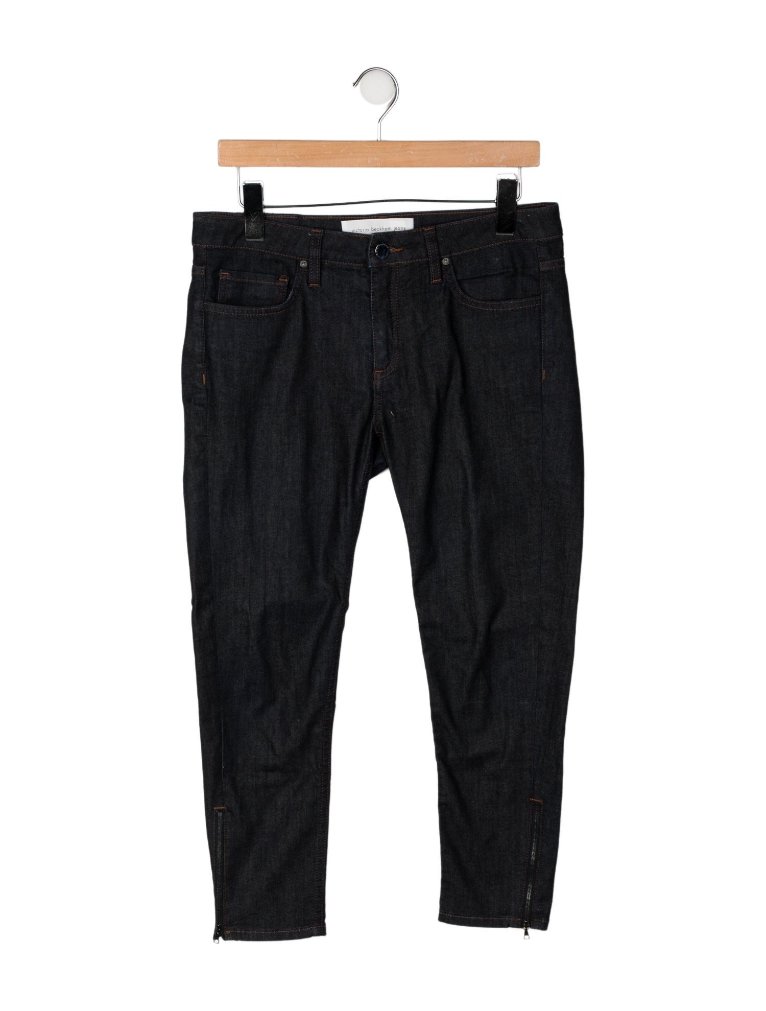 Victoria Beckham Mid-Rise Skinny Leg Jeans