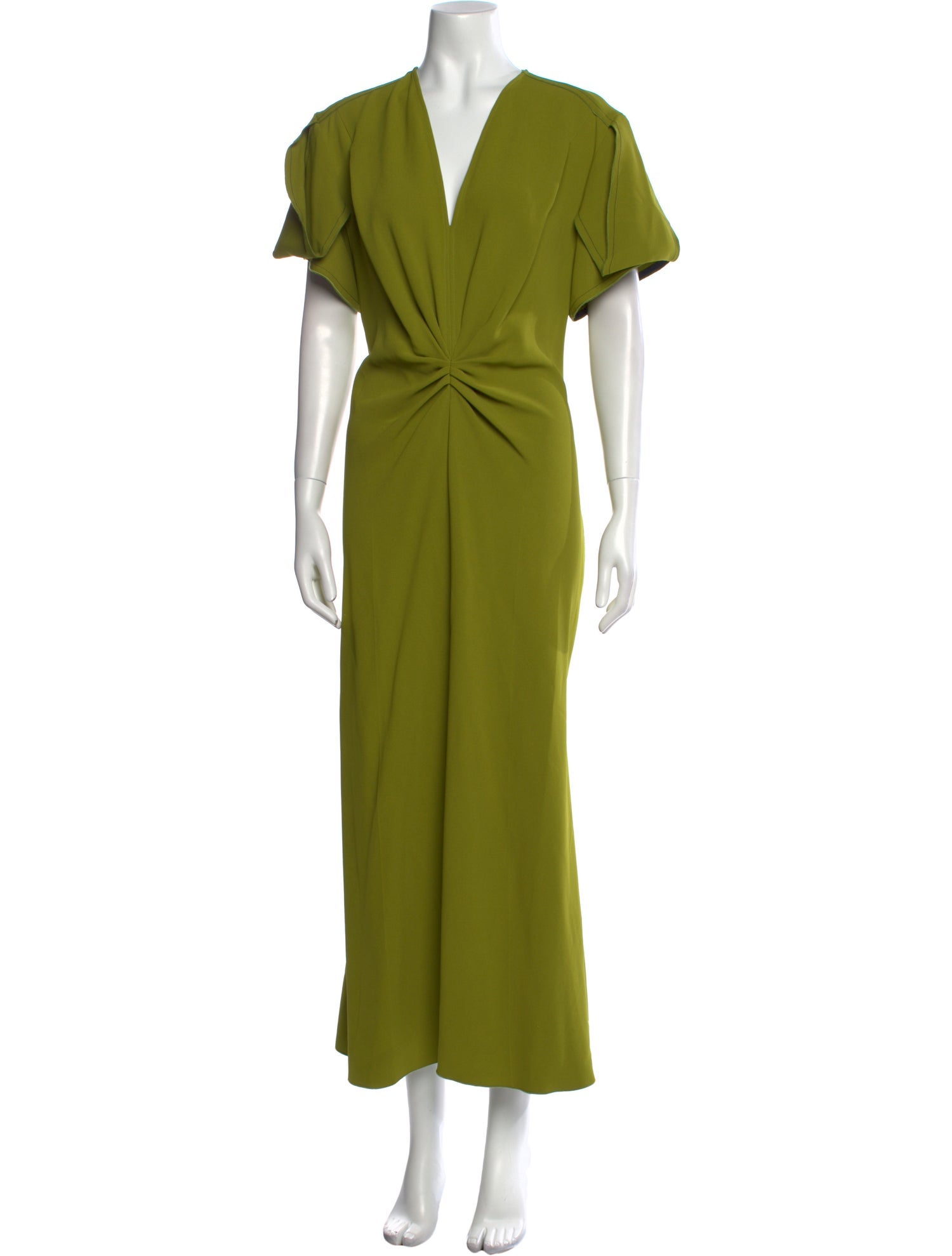 Victoria Beckham V-Neck Long Dress