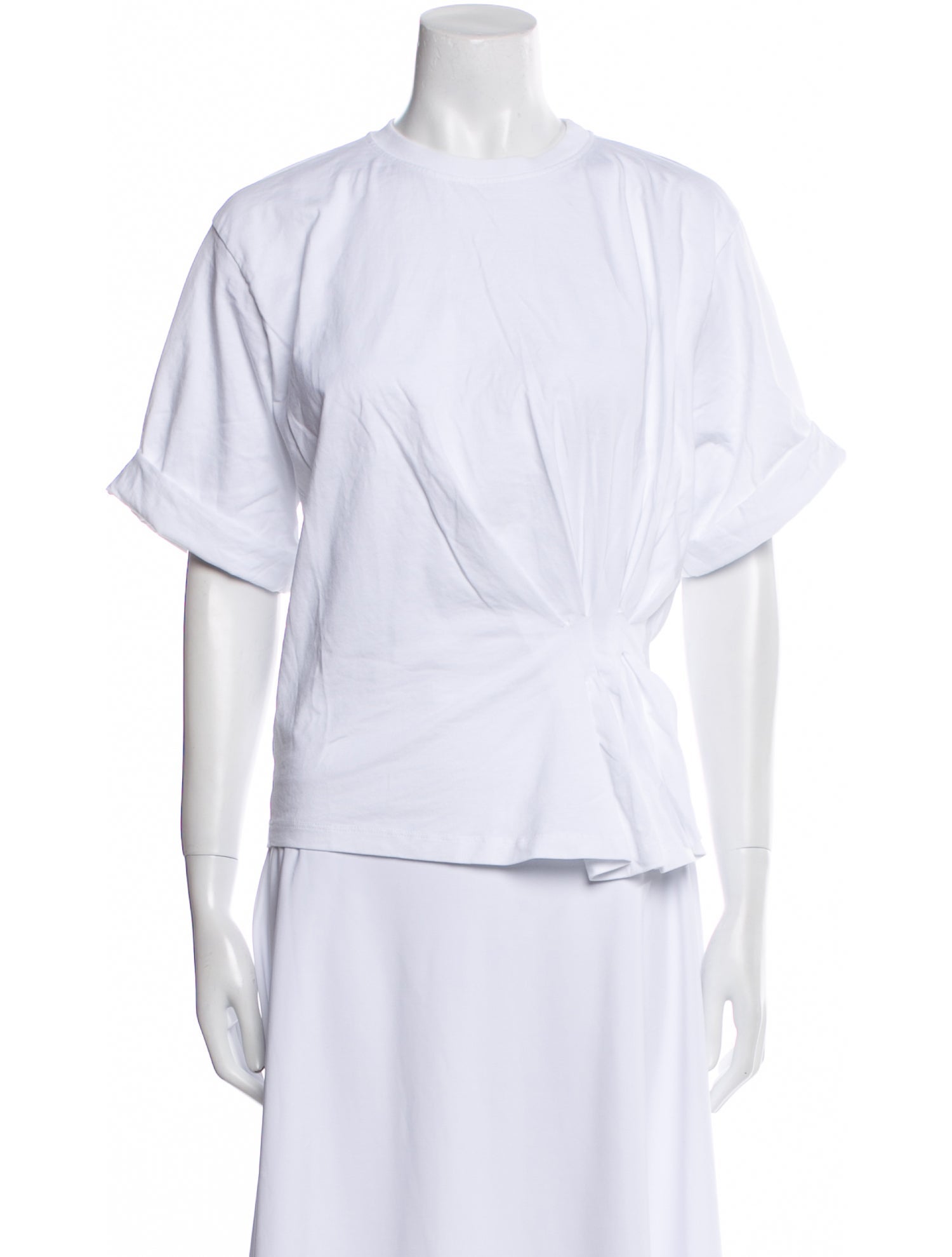 Victoria Beckham Crew Neck Short Sleeve T-Shirt