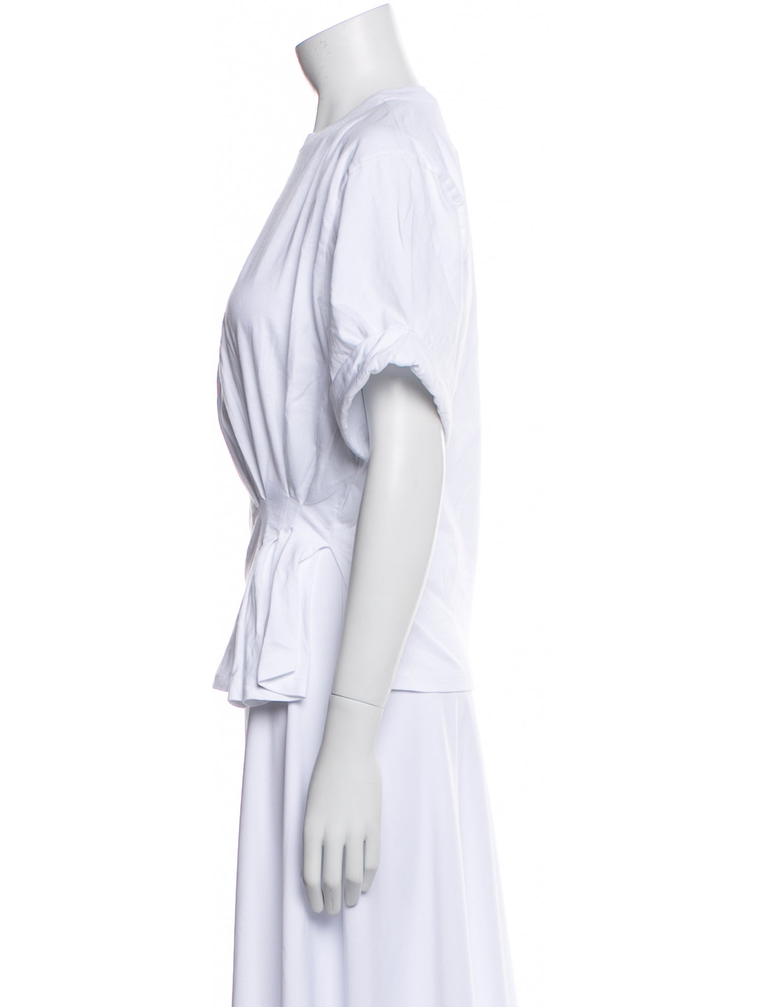 Victoria Beckham Crew Neck Short Sleeve T-Shirt