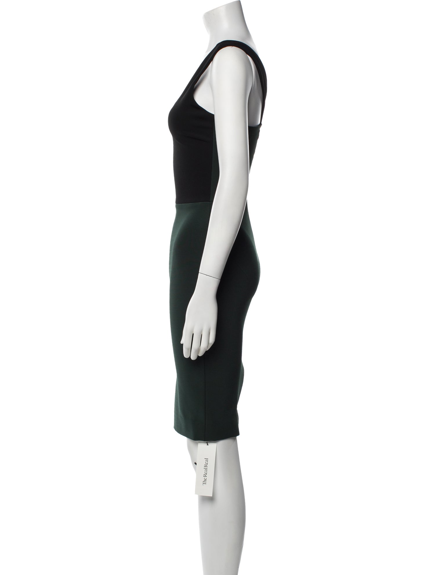 Victoria Beckham Scoop Neck Knee-Length Dress