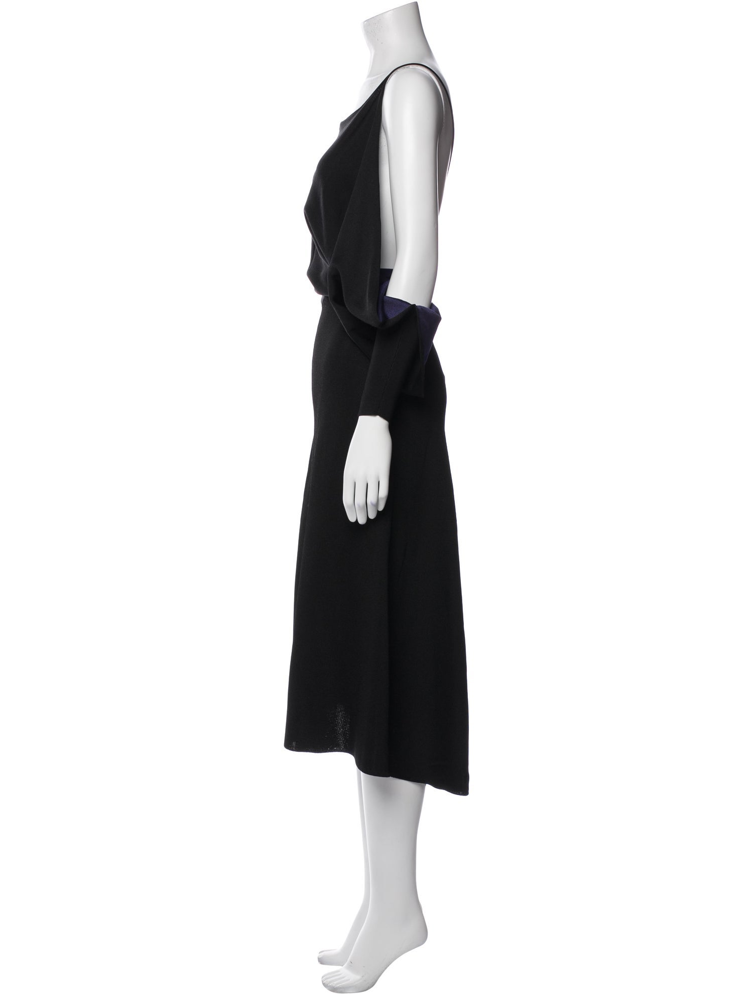 Victoria Beckham Scoop Neck Long Dress