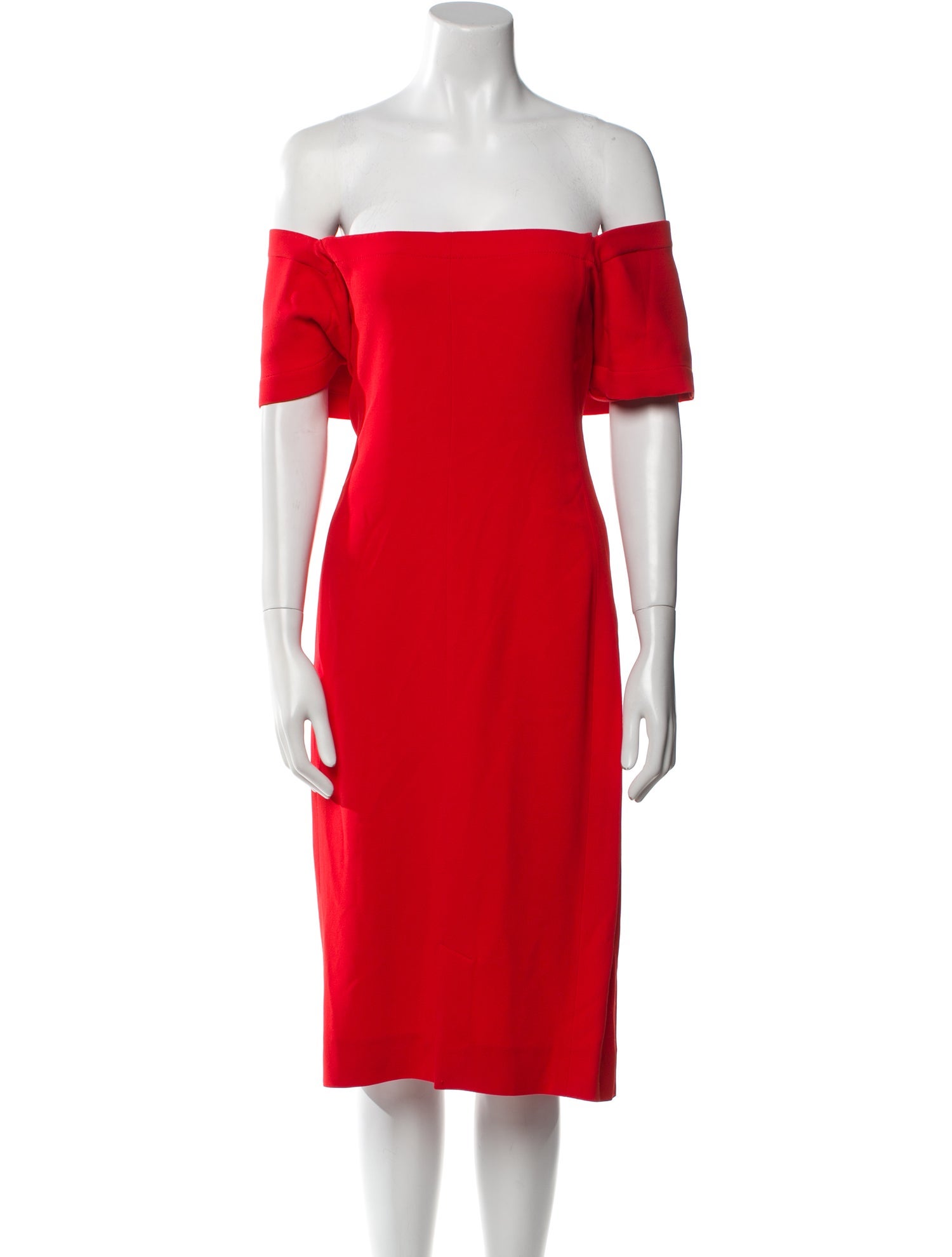 Victoria Beckham Silk Midi Length Dress