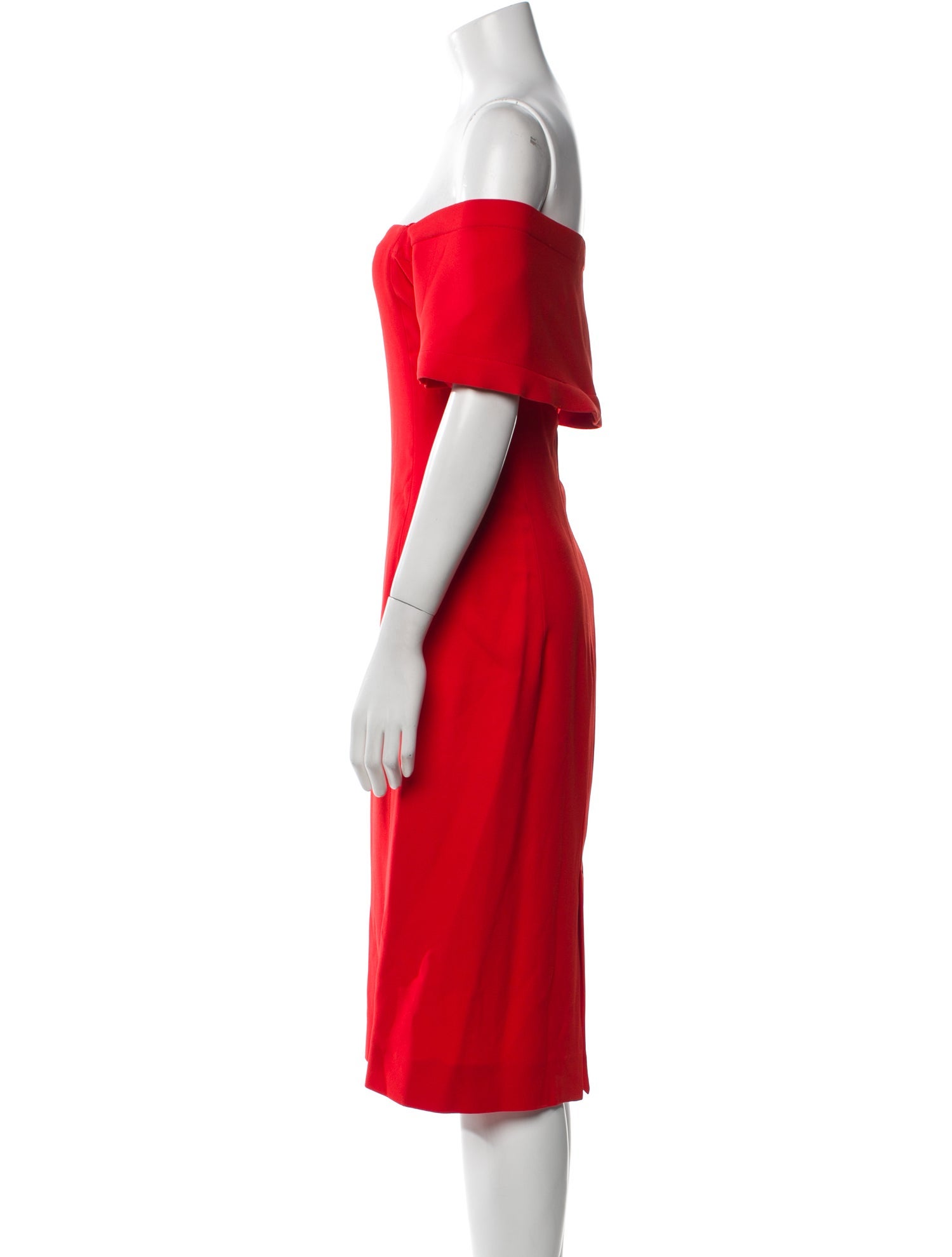Victoria Beckham Silk Midi Length Dress
