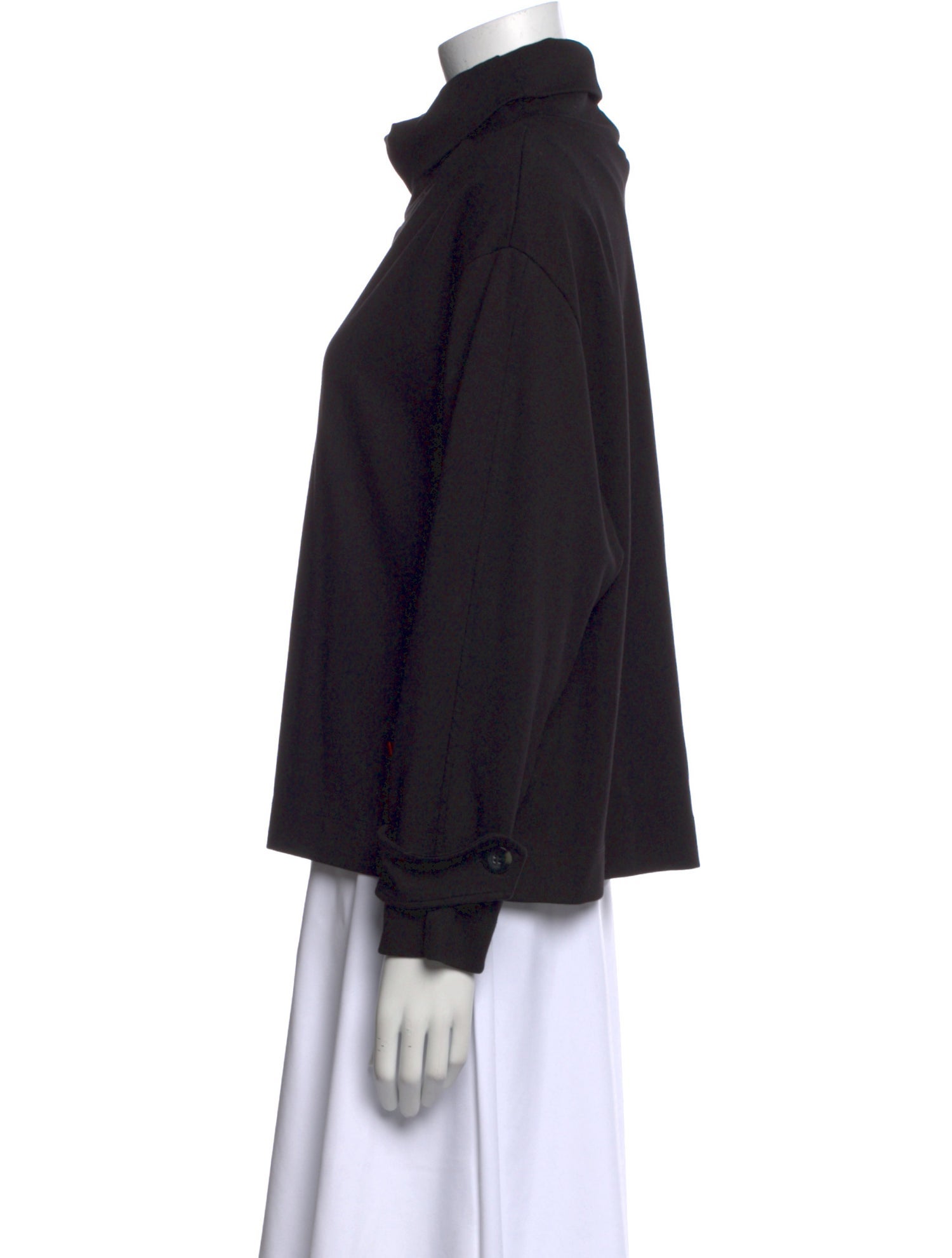 Victoria Beckham Turtleneck Long Sleeve Sweatshirt