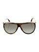 Victoria Beckham Shield Gradient Sunglasses