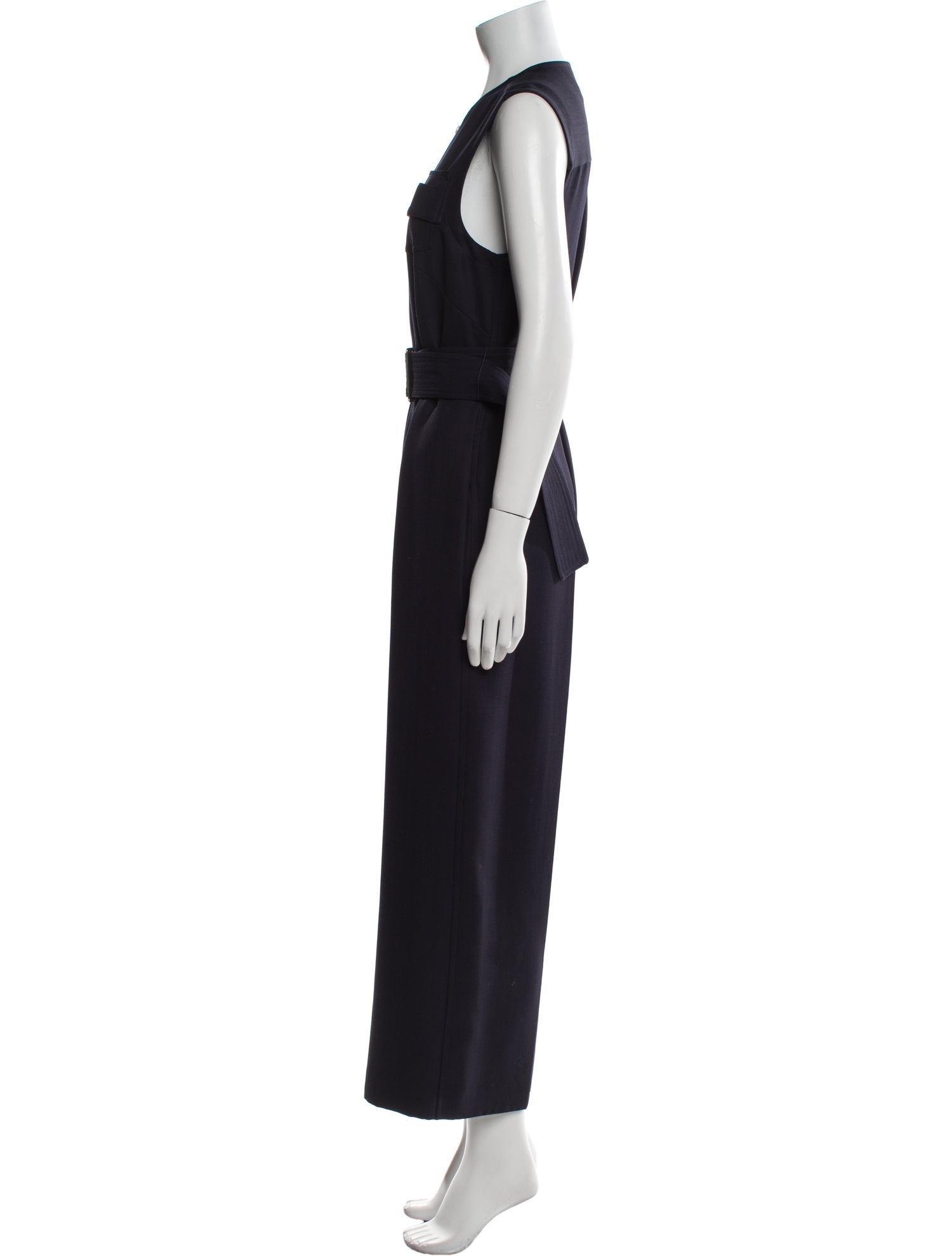 Victoria Beckham Crew Neck Jumpsuit