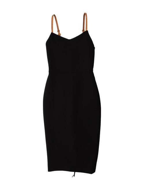 Victoria Beckham Square Neckline Knee-Length Dress