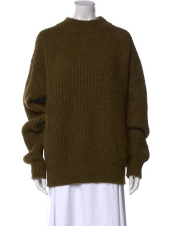 Victoria Beckham Alpaca Crew Neck Sweater