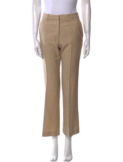 Victoria Beckham Virgin Wool Wide Leg Pants