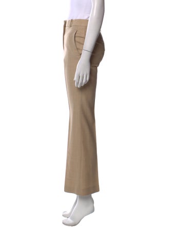 Victoria Beckham Virgin Wool Wide Leg Pants
