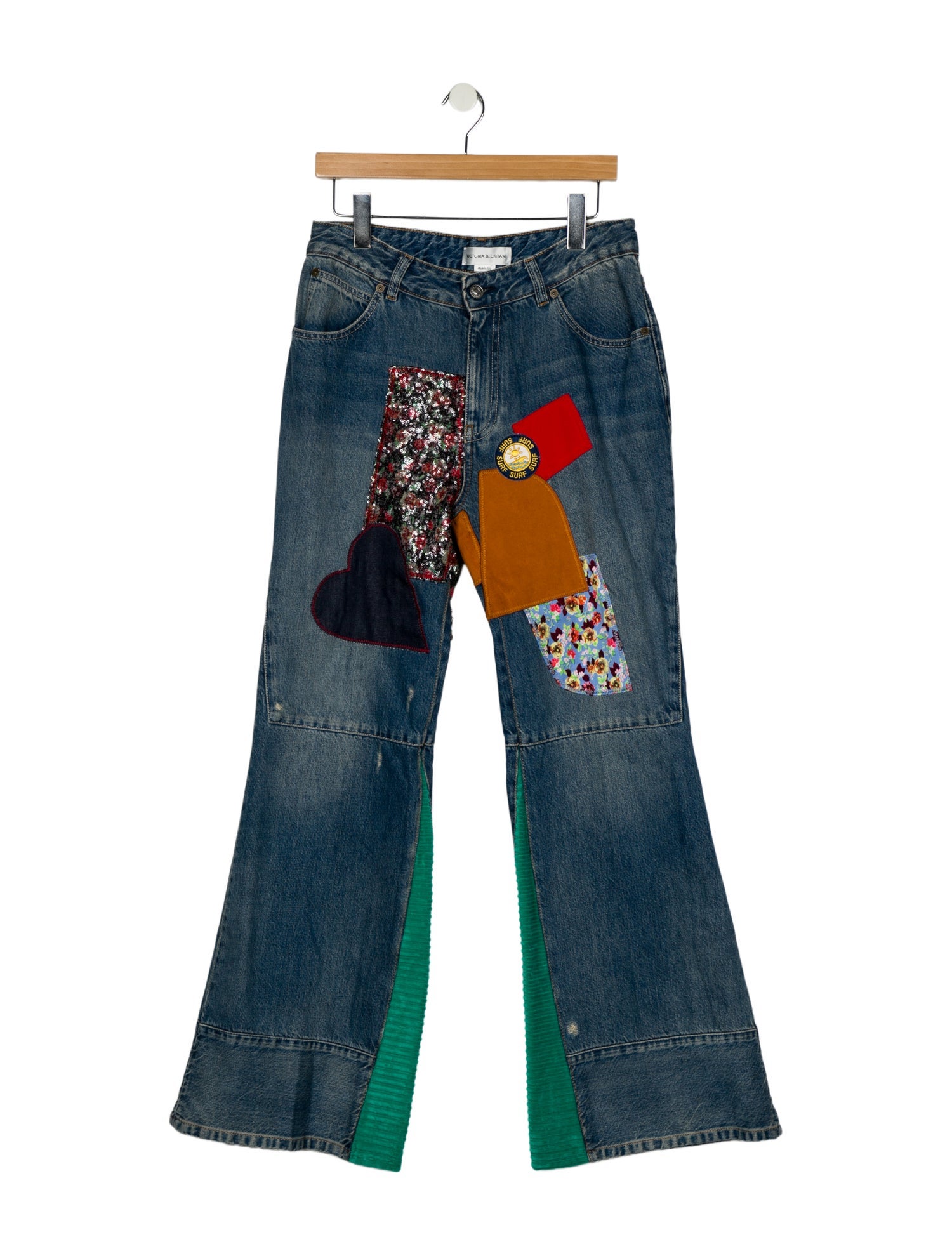 Victoria Beckham High-Rise Wide Leg Jeans