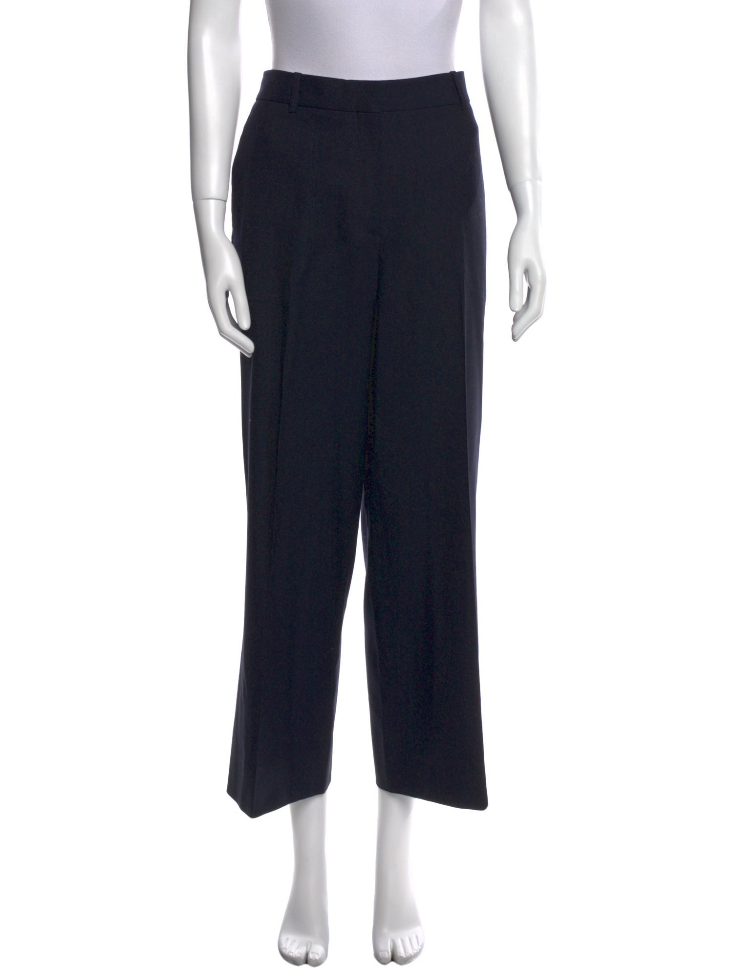 Victoria Beckham Virgin Wool Wide Leg Pants