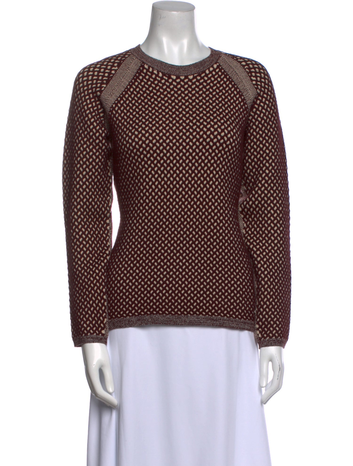 Victoria Beckham Printed Crew Neck Sweatshirt