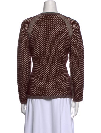 Victoria Beckham Printed Crew Neck Sweatshirt