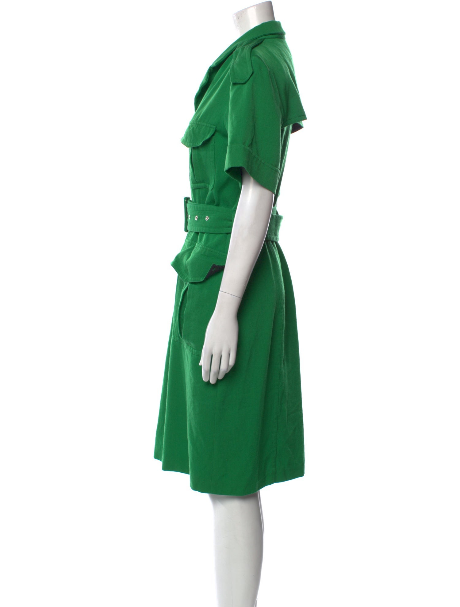Victoria Beckham Virgin Wool Knee-Length Dress