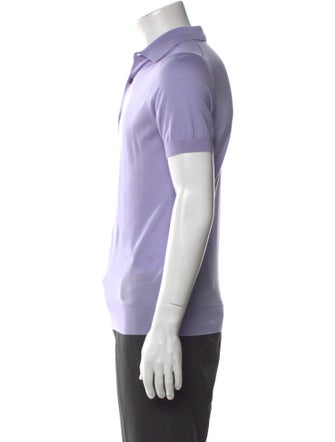 Victoria Beckham Virgin Wool Short Sleeve Shirt