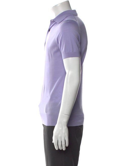 Victoria Beckham Virgin Wool Short Sleeve Shirt