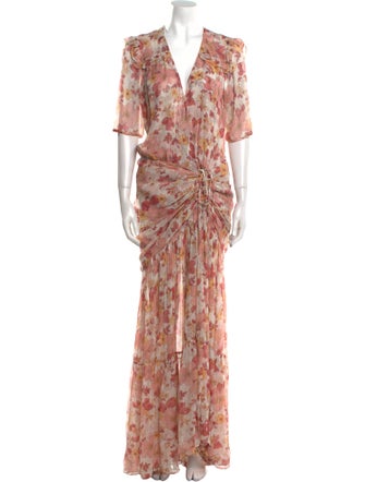 Victoria Beckham Silk Long Dress