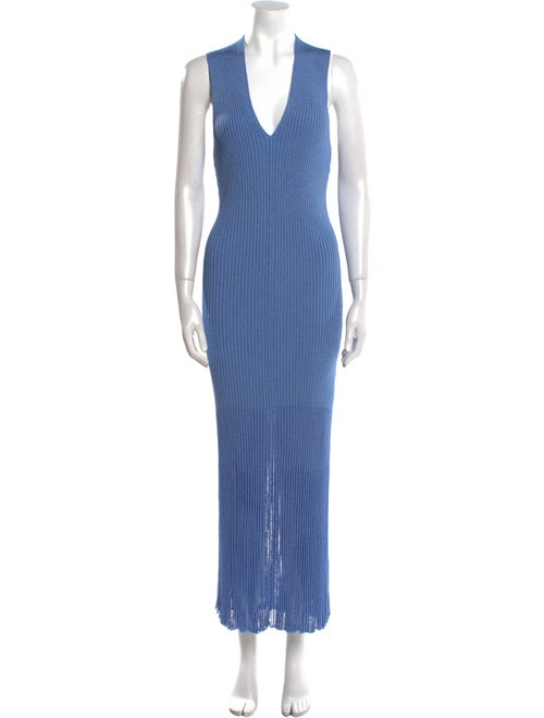 Victoria Beckham Striped Long Dress