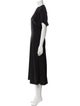 Victoria Beckham Crew Neck Long Dress