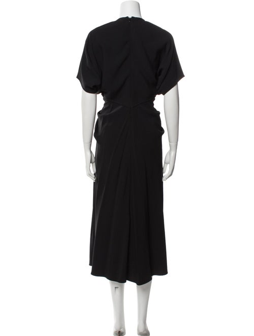 Victoria Beckham Crew Neck Long Dress