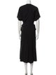 Victoria Beckham Crew Neck Long Dress