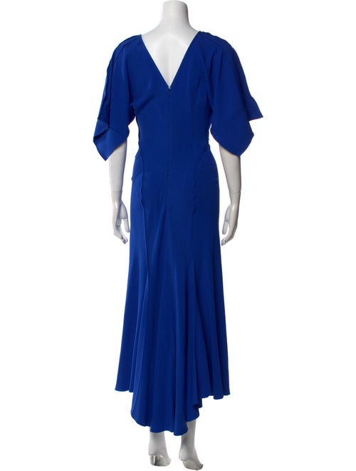 Victoria Beckham V-Neck Midi Length Dress