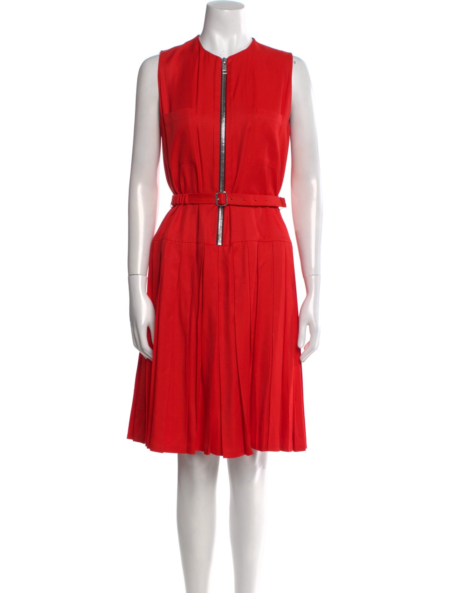 Victoria Beckham Crew Neck Knee-Length Dress