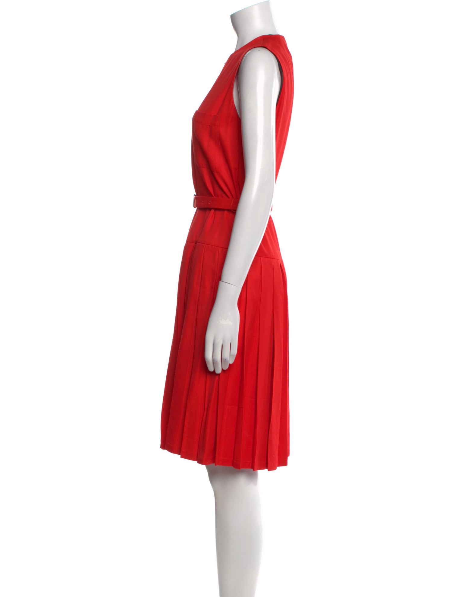 Victoria Beckham Crew Neck Knee-Length Dress