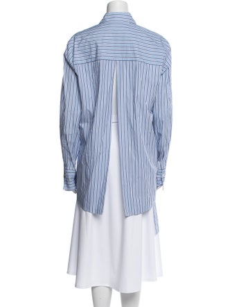 Victoria Beckham Striped Long Sleeve Tunic