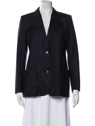 Victoria Beckham Wool Striped Blazer