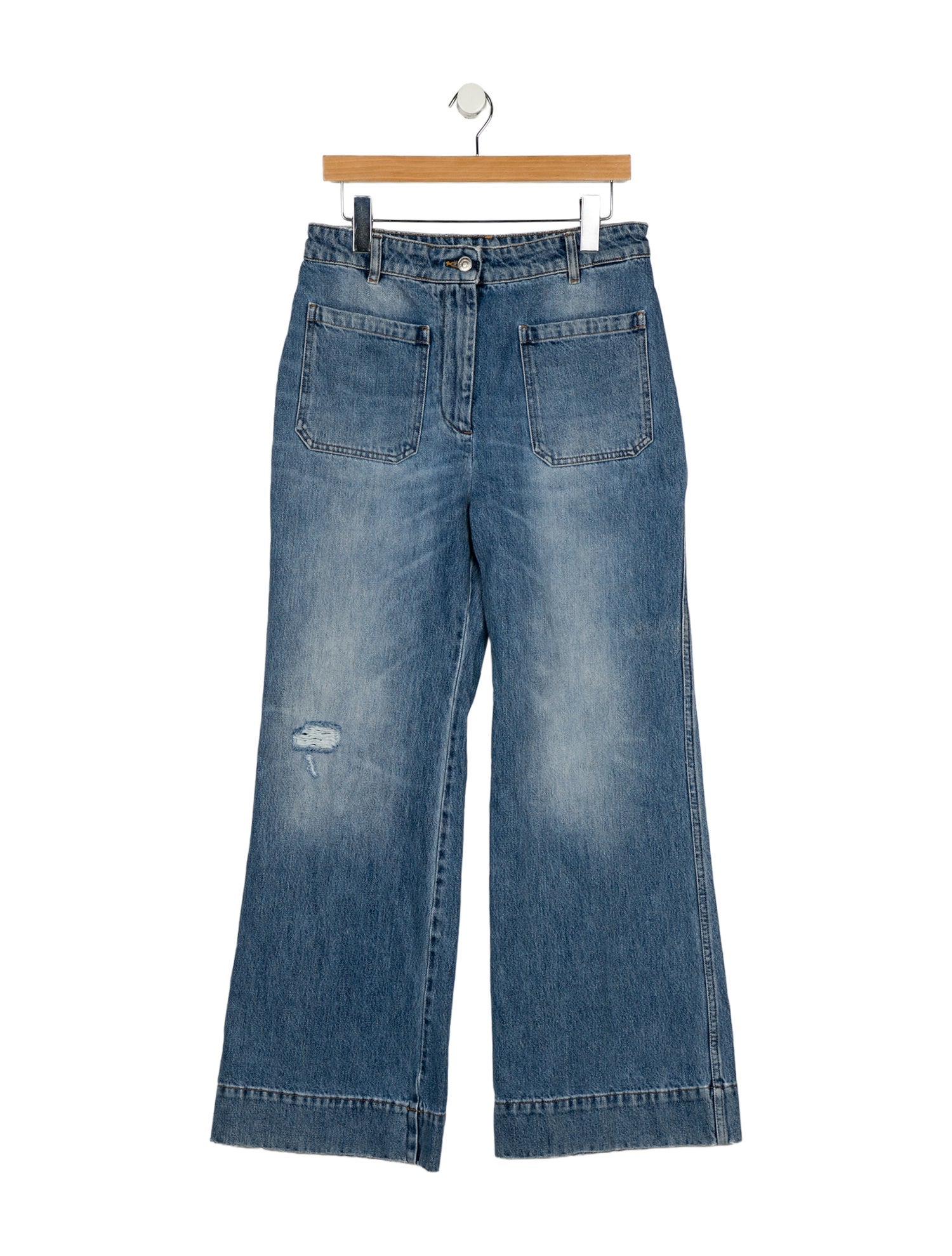 Victoria Beckham High-Rise Wide Leg Jeans