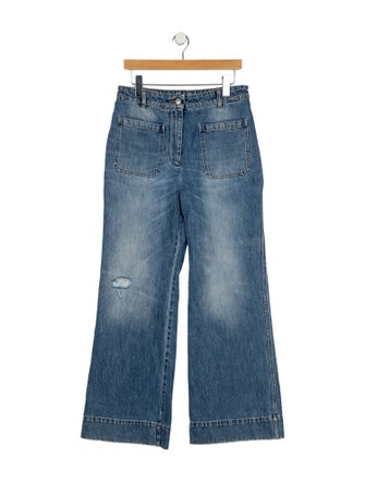 Victoria Beckham High-Rise Wide Leg Jeans