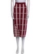Victoria Beckham Wool Midi Length Skirt